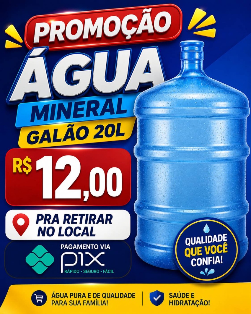 ÁGUA MINERAL 20L
