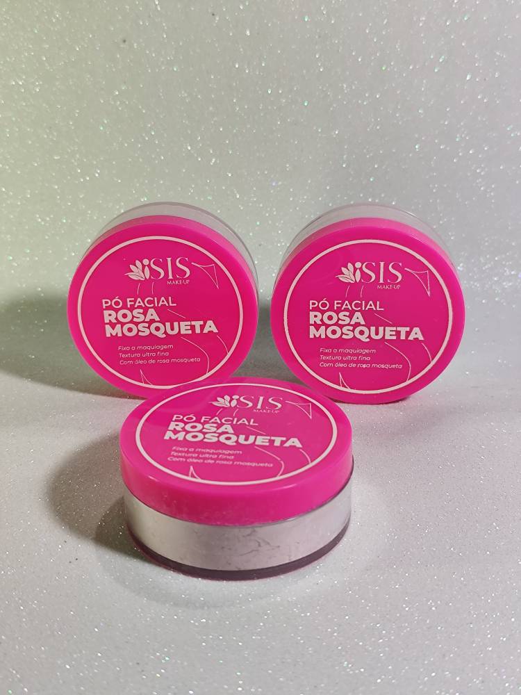 Pó solto rosa mosqueta