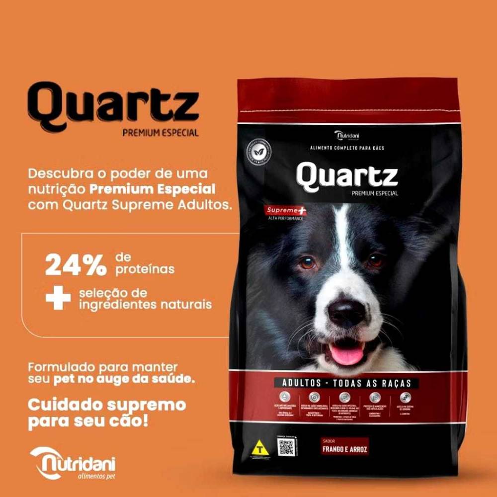 Ração quartz Premium especial 20 kg
