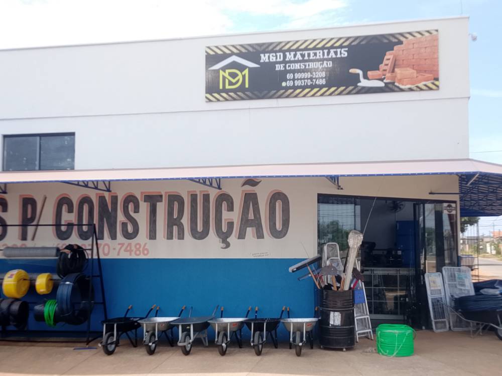 Banner M&D MATERIAIS PARA CONSTRUÇÃO