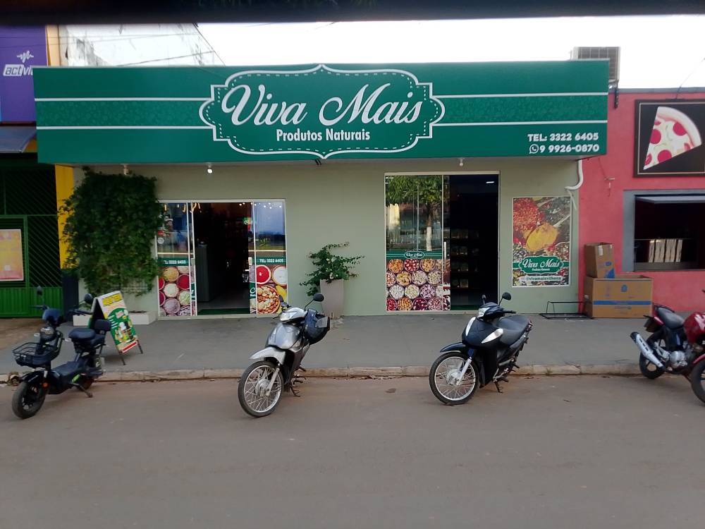 Banner VIVA MAIS PRODUTOS NATURAIS
