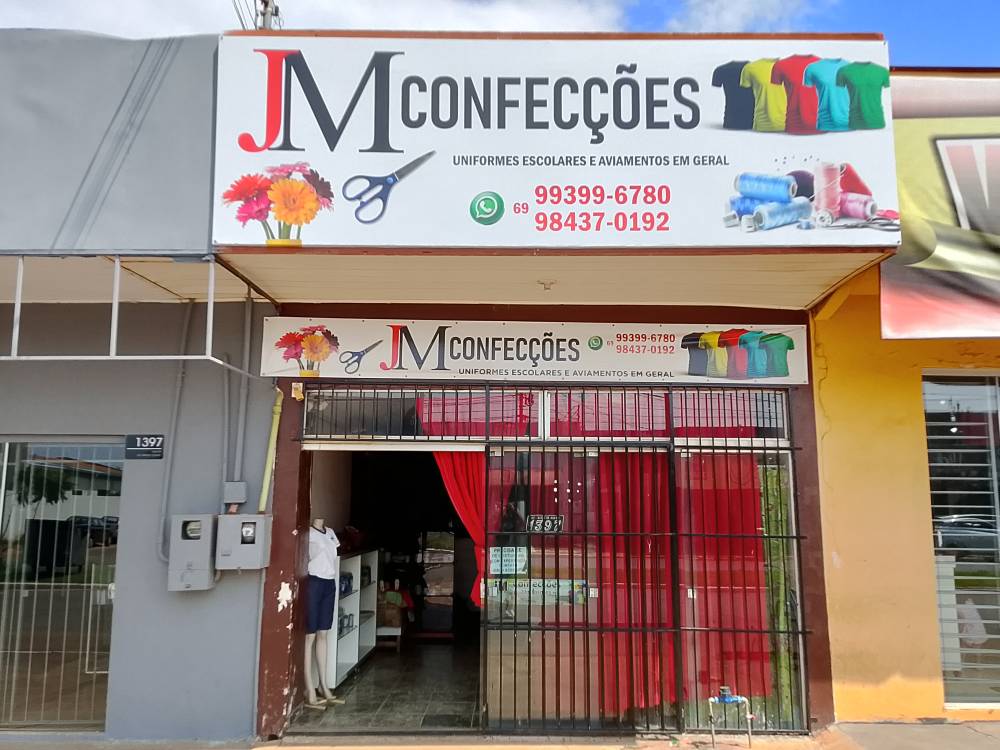 Banner JM Confecções